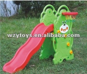 Home garden plastic kids bear slide for sale