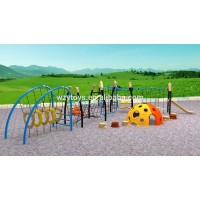 Hotsale Outdoor Children climbing net climber outdoor playground