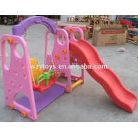 Happy Children Pink plastic Slide & Swing