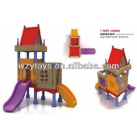 Outdoor Plastic Playground Equipment and Cubby House for Kids