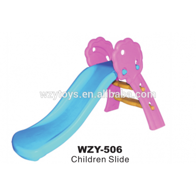 Indoor colorful happy plastic slide for chlidren