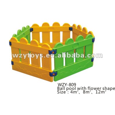 Plastic indoor baby ball pool barrier