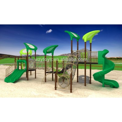 Hot selling plastic kids outdoor playground free custom design plastic slide Playground equipment