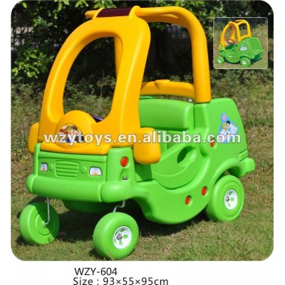 Two seat ride on toy car for children, police car