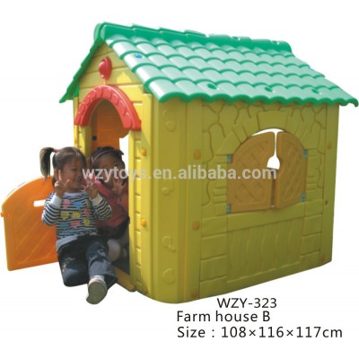 Plastic Children Farm Playhouse