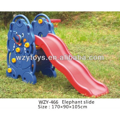 Plastic elephant children slide for sale