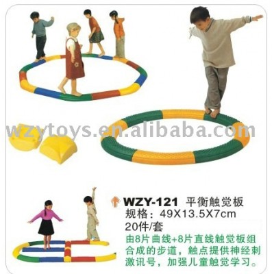 Kids plastic sensory integration training balance beam