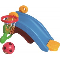 2020 new design children slide and basketball set for nursery school